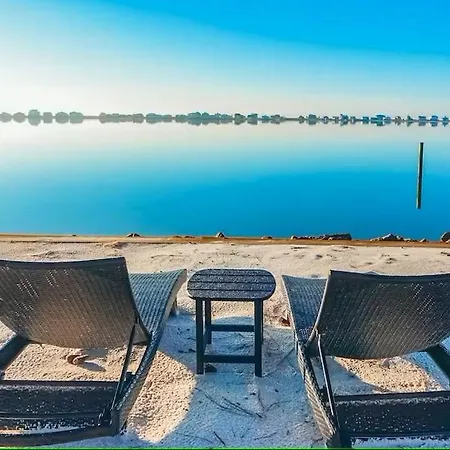 Waterfront Home With Private Beach & Hot Tub